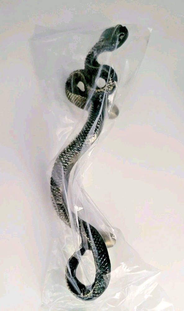 Rattlesnake Snake 9" & 8" Door Handles Pulls
