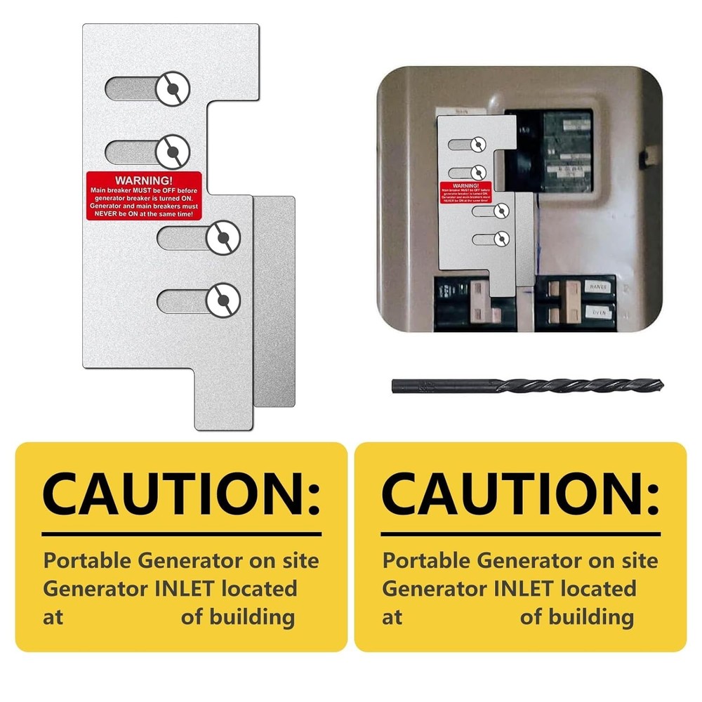 Generator Interlock Kit Compatible with Eaton or Cutler Hammer Vertical Throw...