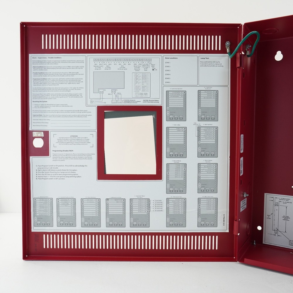 Ansul AutoPulse Z10 Agent Release Control System Panel fire alarm empty