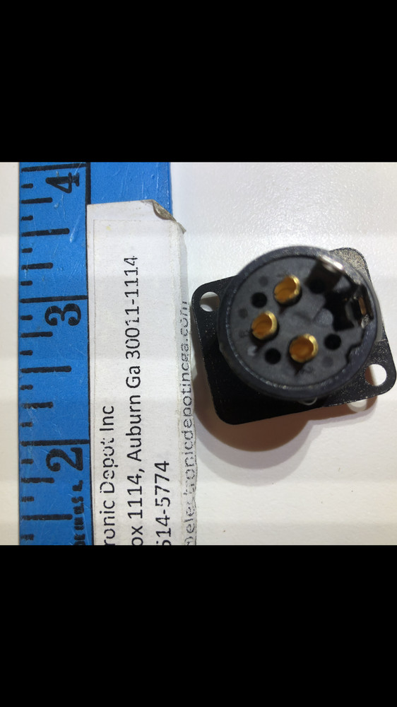 e3f Switchcraft type qg receptacle made in Lichtenstein
