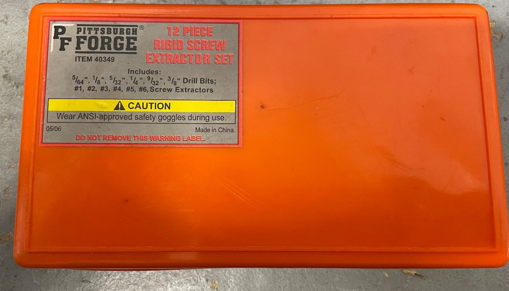 Pittsburgh Forge 11 Piece Rigid Screw Extractor Set