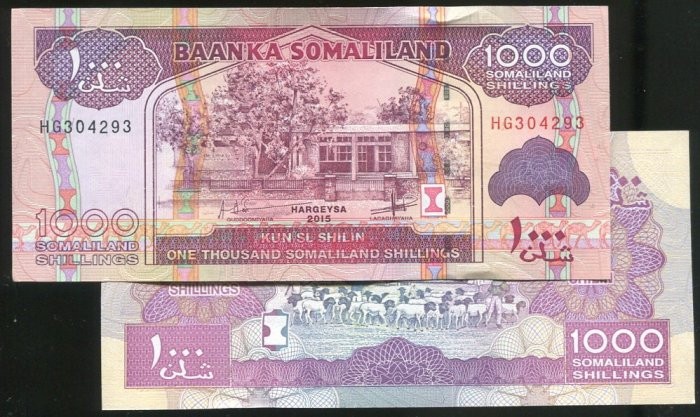 SOMALILAND  P20 , 1000-SH. ， 2015 , UNC