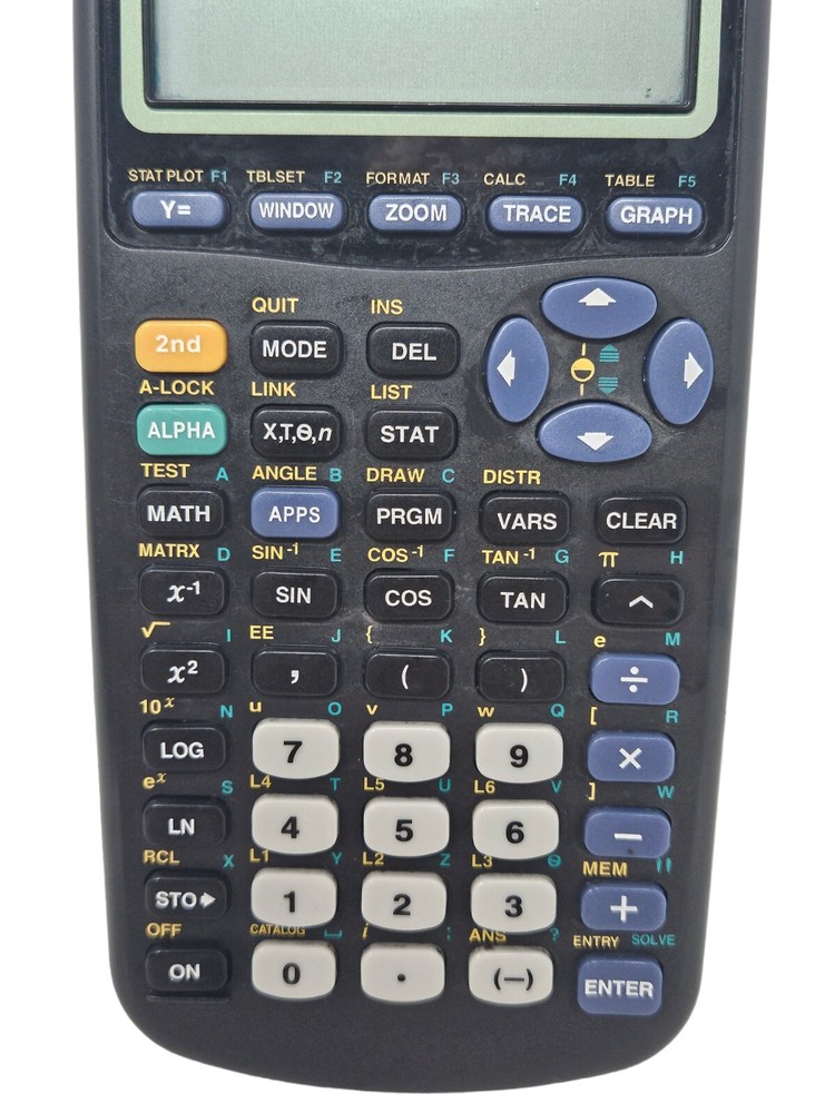 Texas Instruments TI-83 Plus Graphing Calculator No Cover - Ugly But Functional