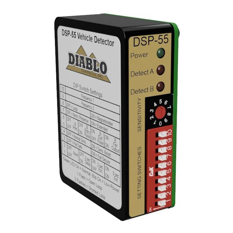 Diablo Controls DSP-55 Probe Kit Vehicle Loop Detector 100ft Lead Wire