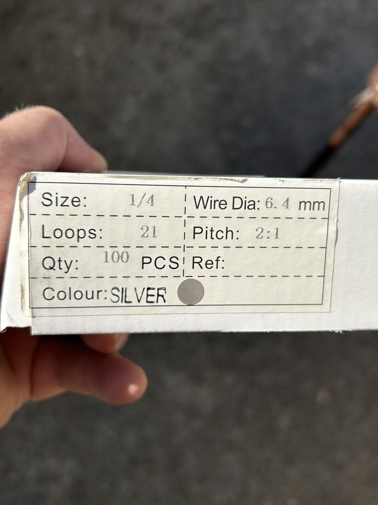 Binding wires various size mostly 9/16 / 14 MM 101-130. 25 ea.