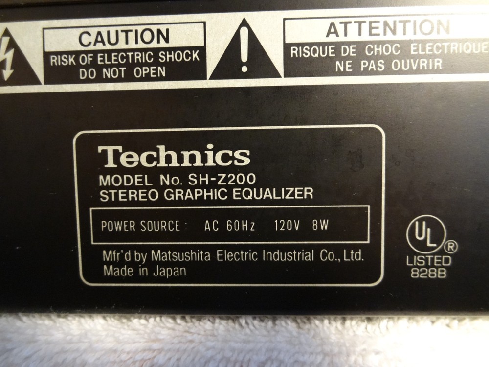 Technics SH-Z200 Stereo Graphic Equalizer