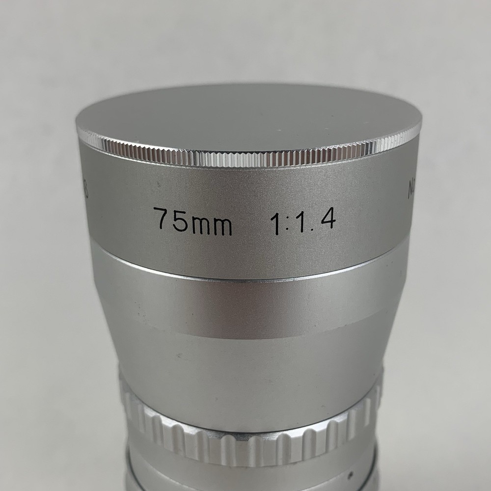 Soligor Television Lens 1:1.4 75mm C-Mount Untested