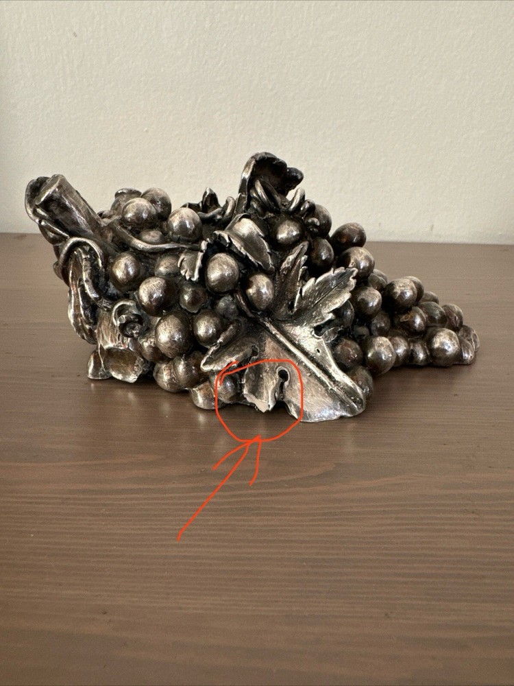 Tekform Sterling Silver figurine decorative object grapes 🍇 silver plated