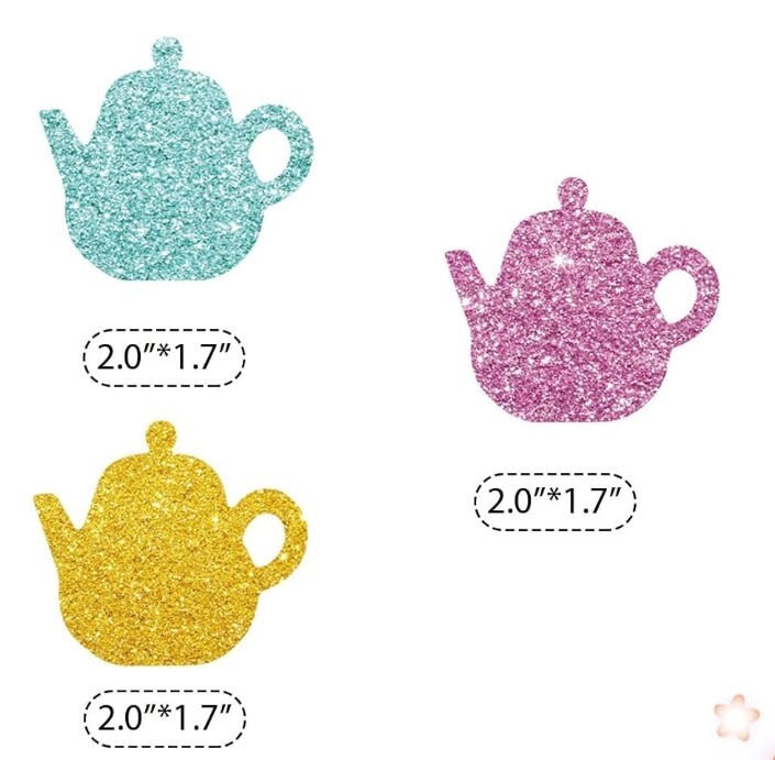 Teapot Cupcake Topper (15 Count)