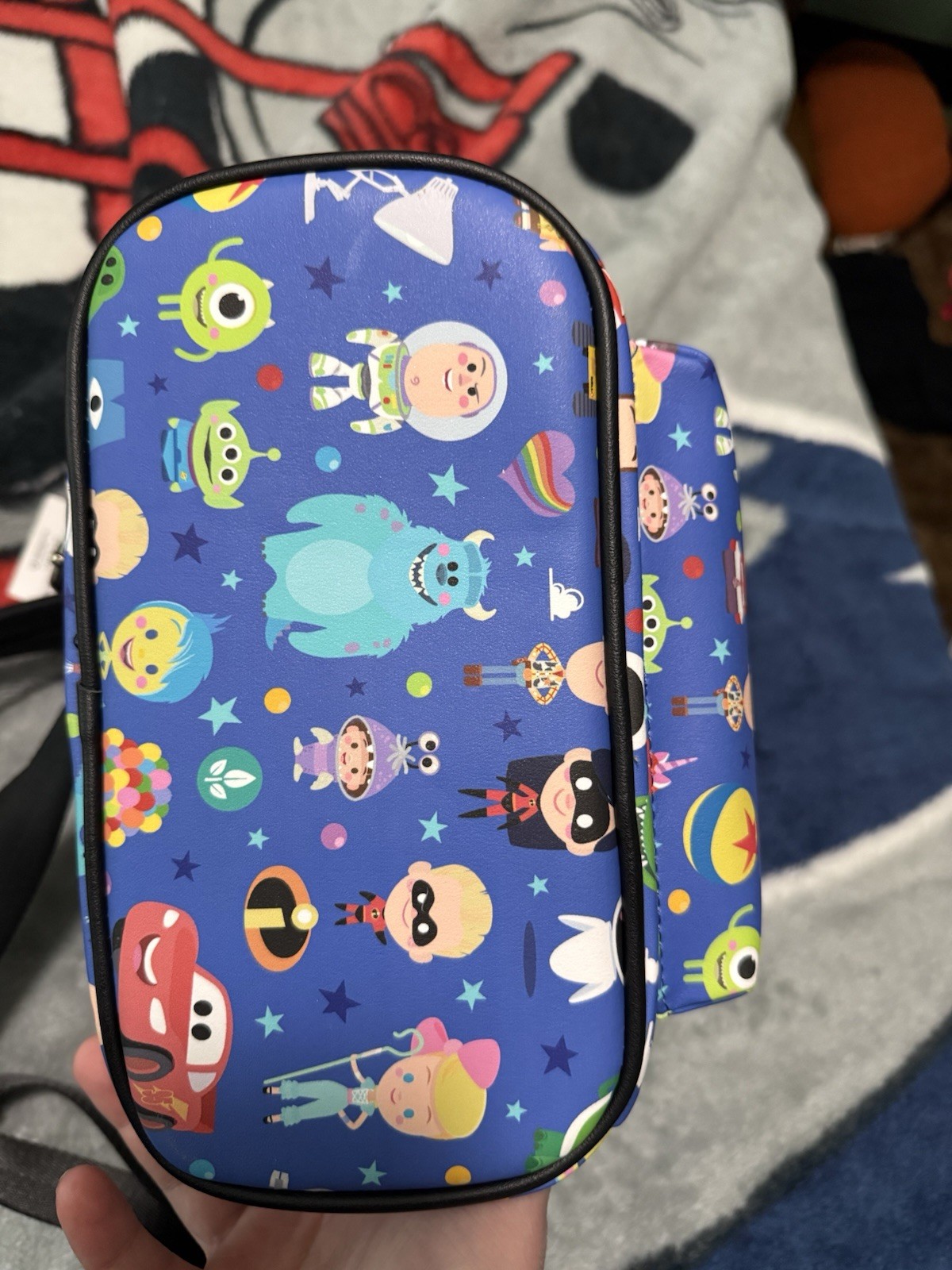 Loungefly Disney Pixar Mini Backpack Blue Toy Story Monsters Inc Incredibles