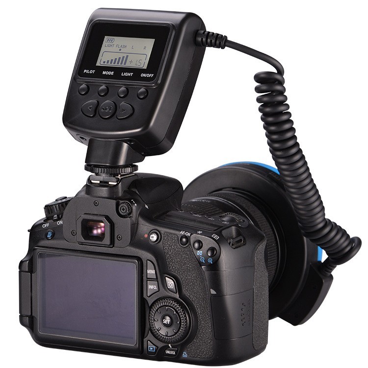 Macro LED Ring Flash Light Speedlight Speedlite for Canon Nikon Sony Panasonic-