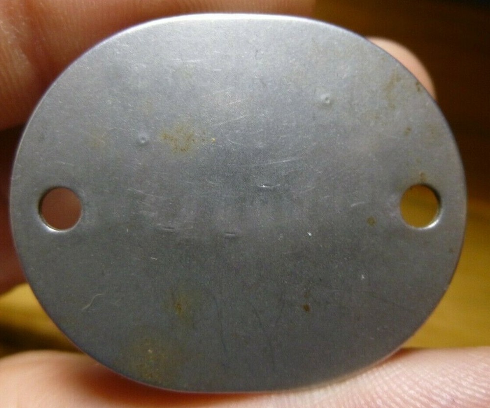 WWII USMS US Maritime Service Dog Tag