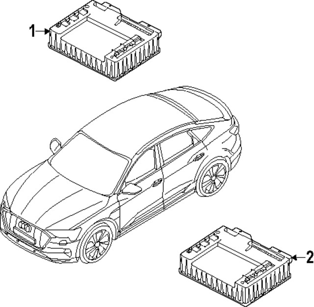 Genuine Audi Control Module 95C-907-594-DQ