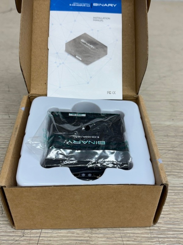 Binary B-230-HDSPLTR-1X2 Powered 4K HDMI 3D Splitter 10.2 Gbps