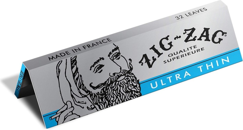 ZIG-ZAG Rolling Papers Ultra Thin 1¼ - (24-Pack) with 32 Papers Each Pack