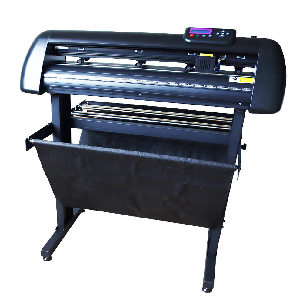 24'' Vinyl Cutter Plotter Cutting Machine w/ Automatic Contour Cutting LCD Scree