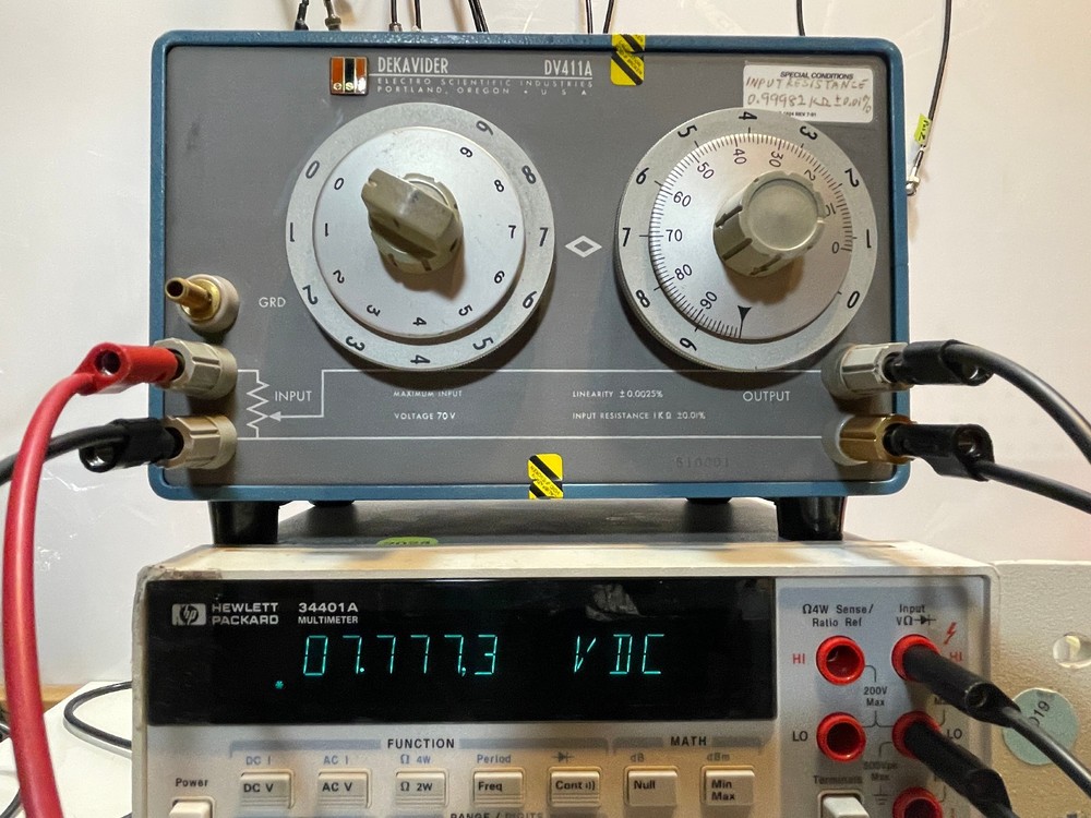 ESI Electro Scientific Dekavider DV411A Variable Resistor Very Accurate