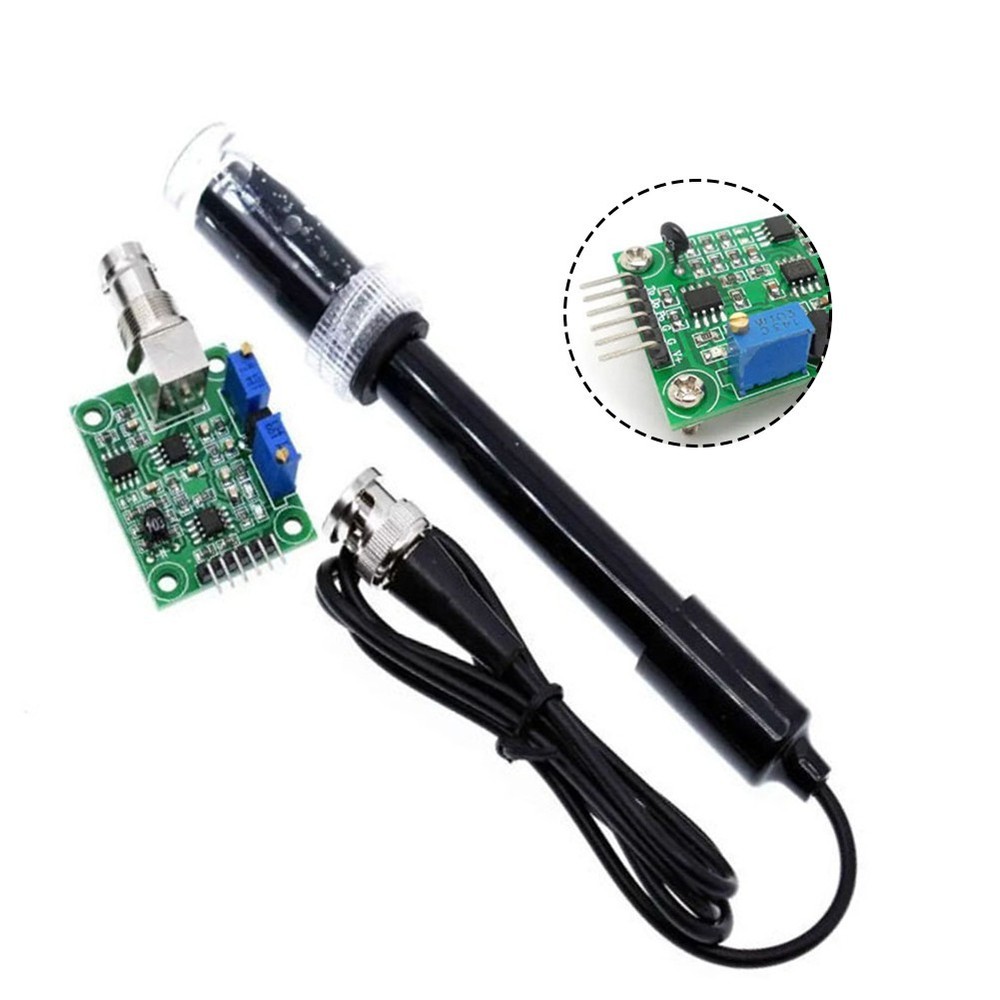 Enhanced Functionality PH Measurement Sensor Kit for Arduino with BNC Connector