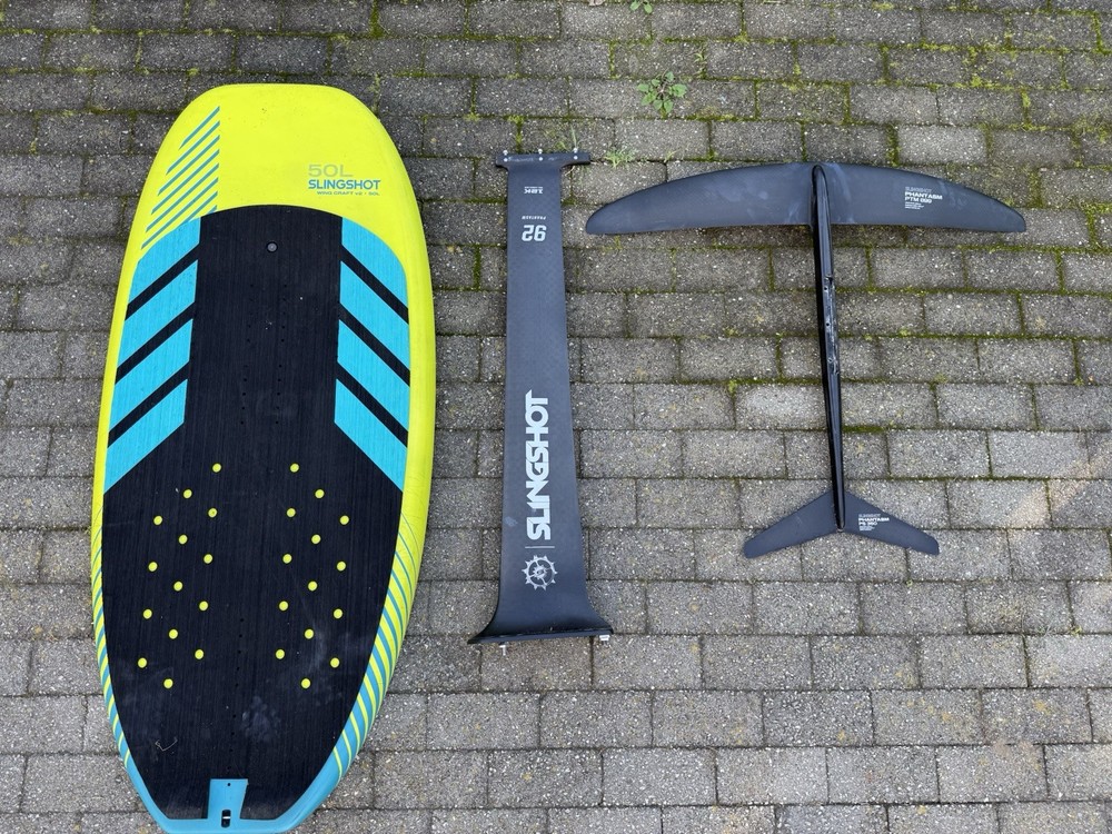 Complete Phantasm Setup with 50L Wingcraft V2 and Multiple Foils Good Condition