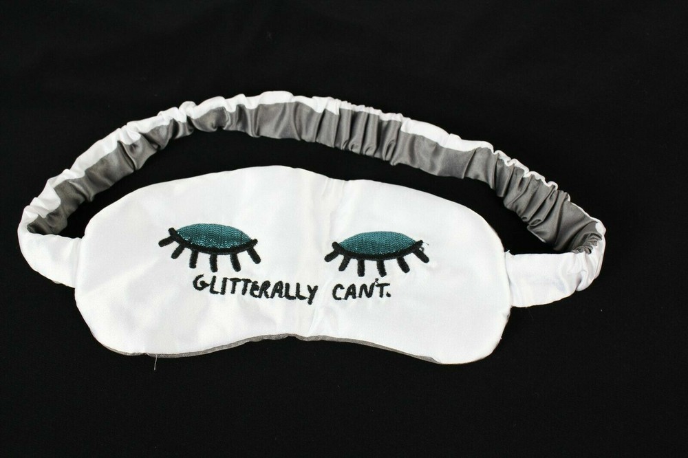 Glitterally Can't Sleep Gray Mask