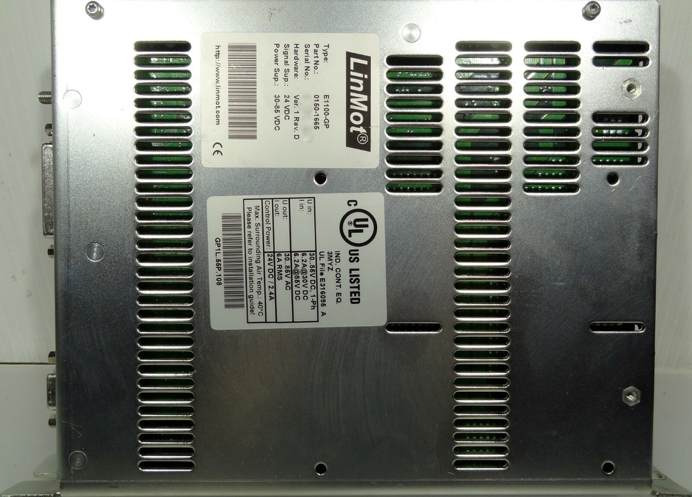 LINMOT E1100-GP LINEAR MOTOR MAGNETIC SERVO DRIVE CONTROLLER AMP