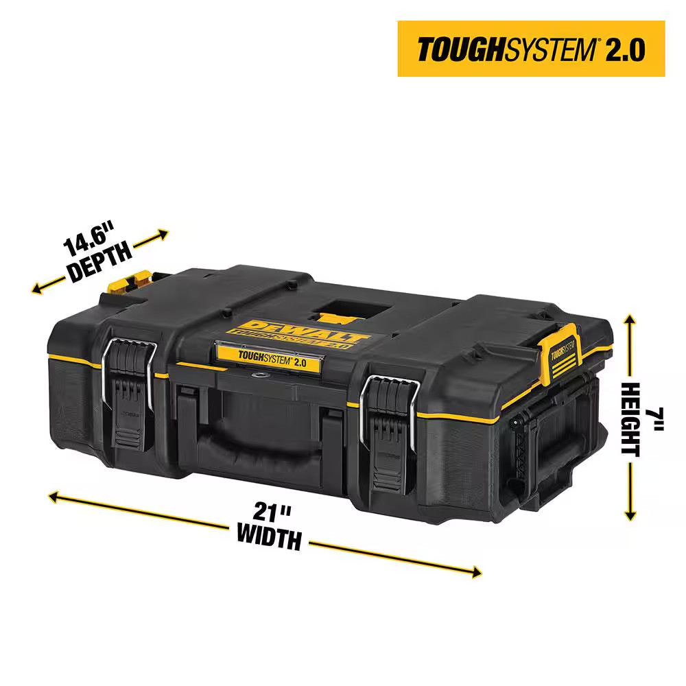 Toughsystem 2.0 Small Tool Box and 2.0 Shallow Tool Tray