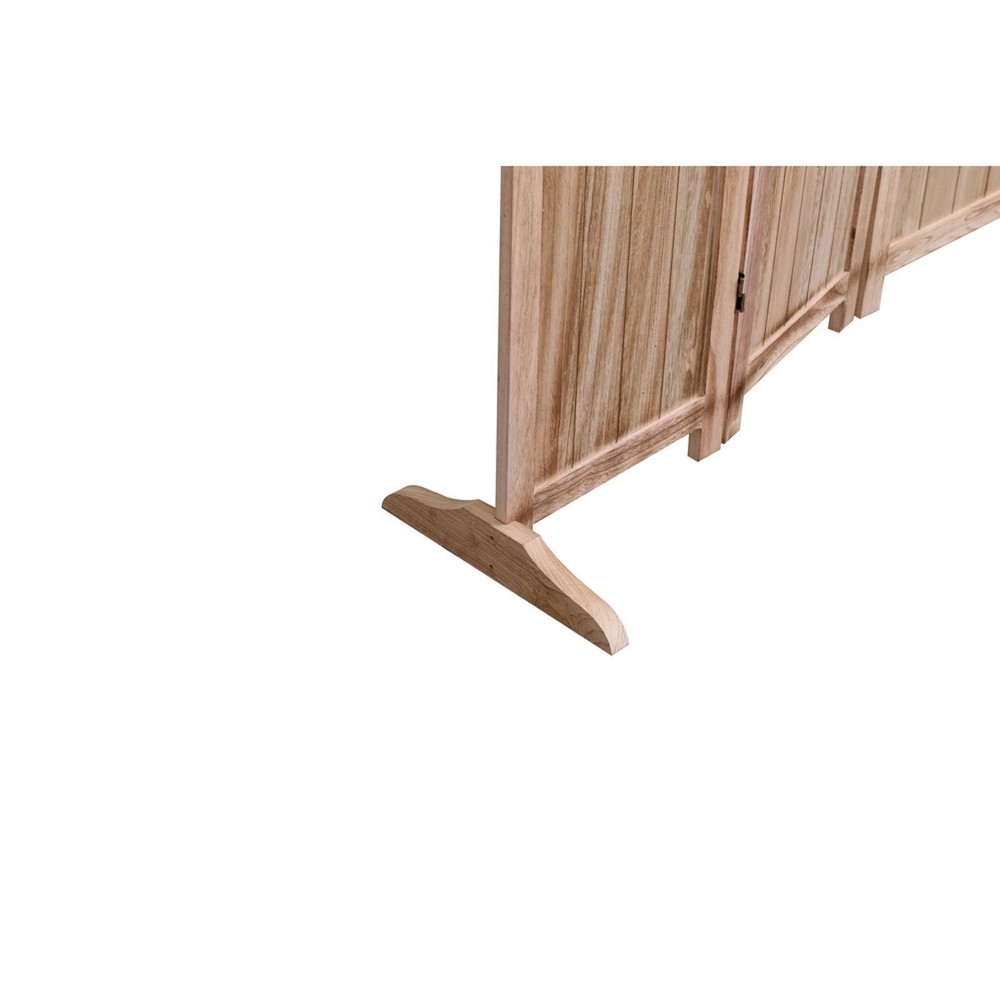 82.8'' W X 65'' H 6 - Panel Solid Wood Folding Room Divider, Normal