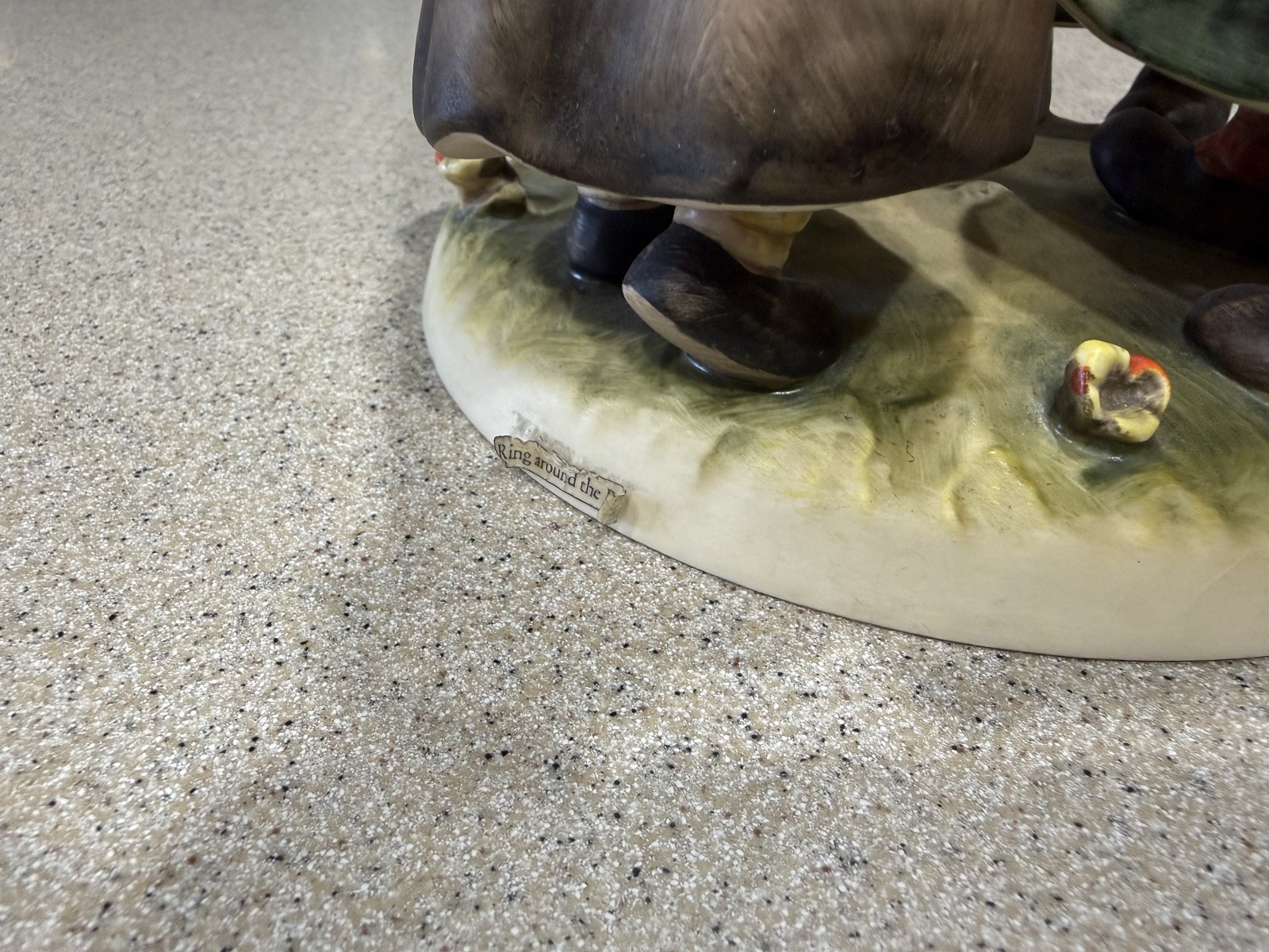 Quantity 2 1957 " RING AROUND THE ROSIE " #348 HUMMEL FIGURE W. GERMANY GOEBEL