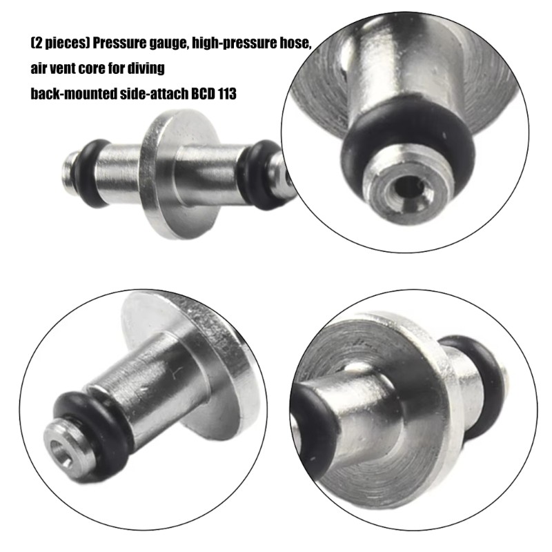2pack Heavy Type Diving Spools Rotating Fitting Professional Swivels Spools
