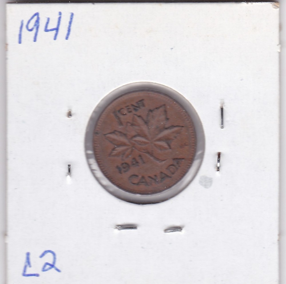 1941 Canada One Cent L2