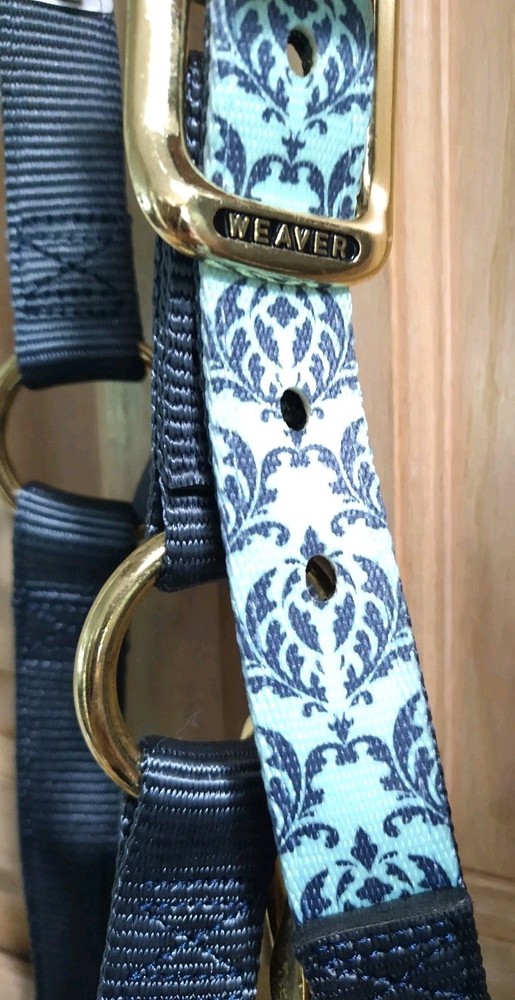 Weaver Leather Adjustable Patterned Nylon Horse Halter, Large,Demask 35-6786-P14