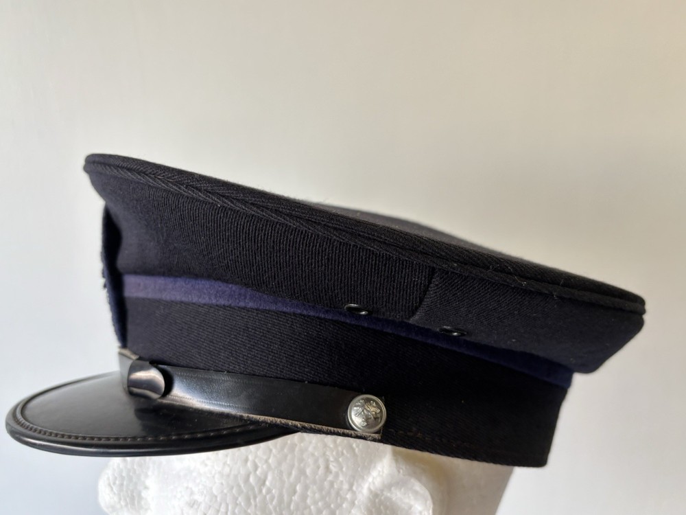 Belgian Air Force Officers Blue Wool Visor Hat