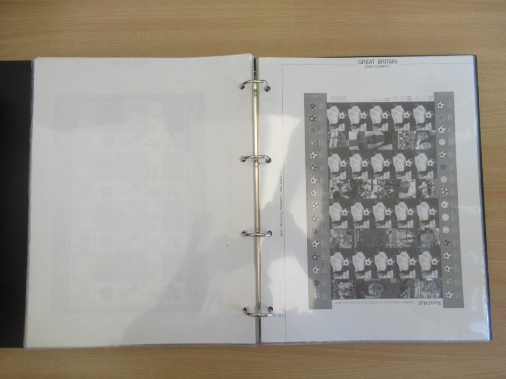 3 ROYAL MAIL SMILERS SHEETS 4 RING ALBUMS 100+ PAGES / LEAVES EMPTY + SLIPCASE