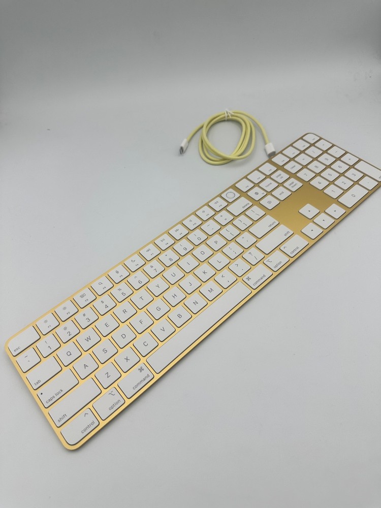 Yellow Apple Magic Keyboard W/Touch ID & Numeric Keypad (10 key) A2520 MMMR3LL/A
