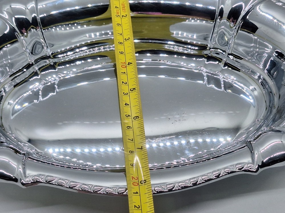 Mussbach Germany Silver Plated Serving Dish Bowl 8x13