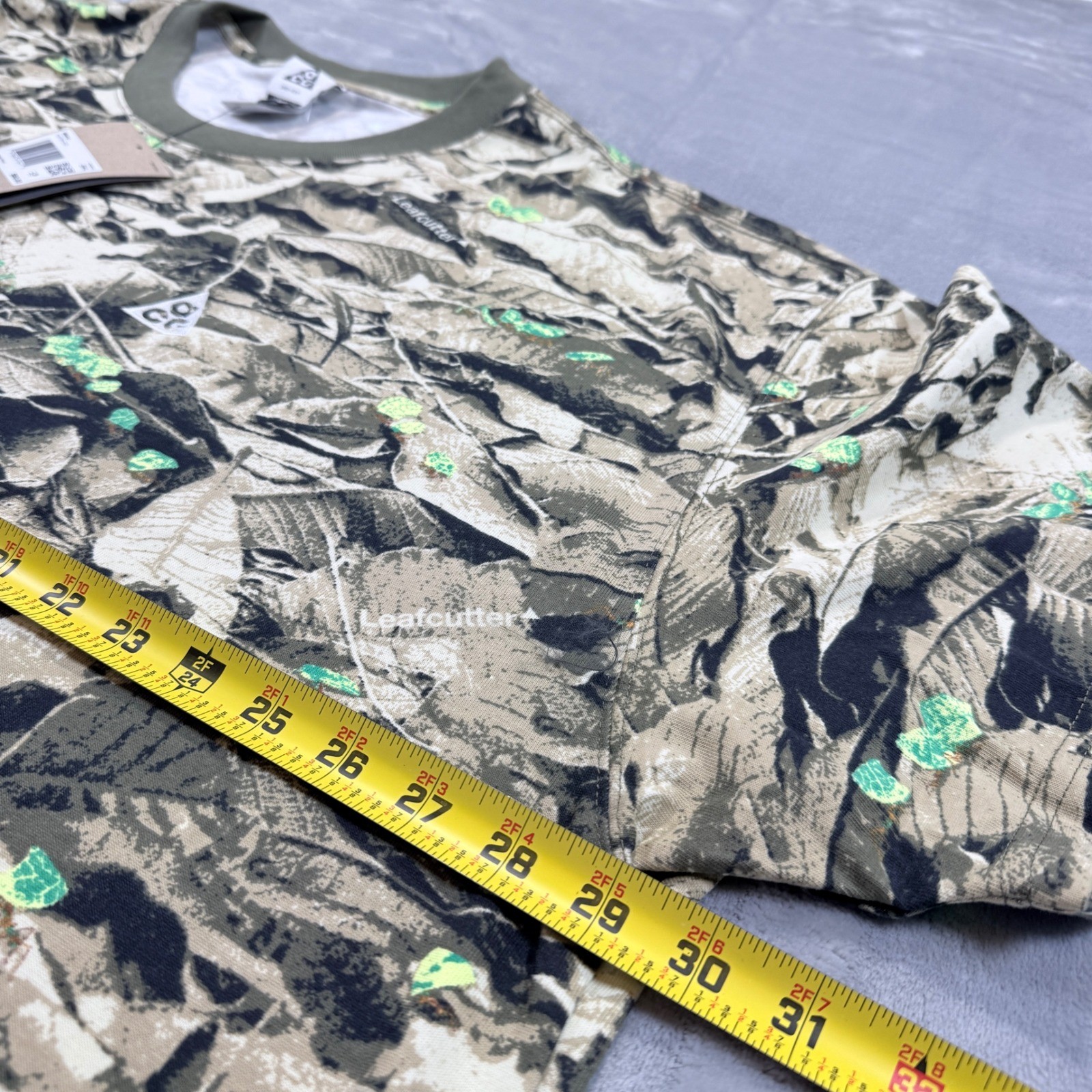 Nike ACG Dri Fit Leafcutter Loose Fit Men's 3XL T Shirt Camo hj0794-222