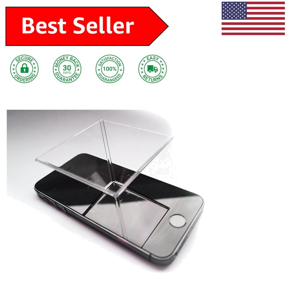 Unique Crystal-Clear Holographic Prism for Enthralling Smartphone Experience