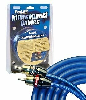 Prolink "Audiophile Series Stereo RCA Interconnect Cables - 12 Feet