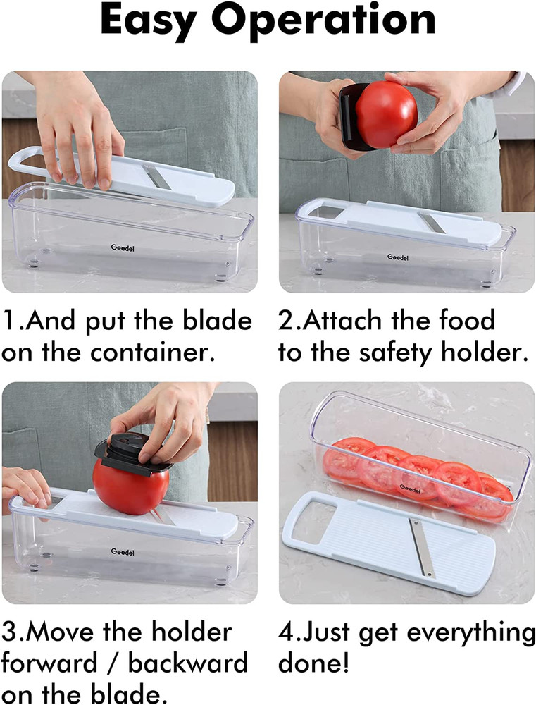 rofessional Mandoline Slicer for Kitchen, Multi Purpose