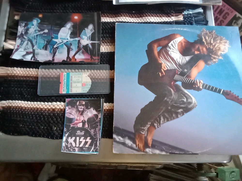 Kiss 💋 Ticket Stub History With Sammy Hagar, Rock &Roll Tour 2-16-77, Hartford