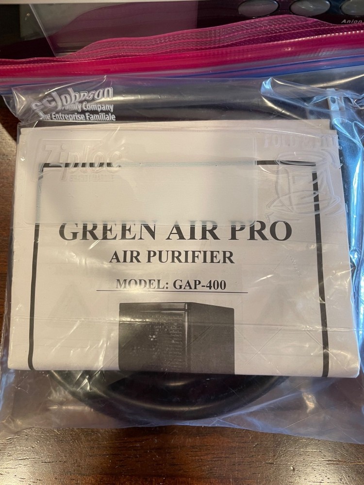 Green Air Pro HEPA Air Purifier Ionizer With Digital Control Panel & Timer