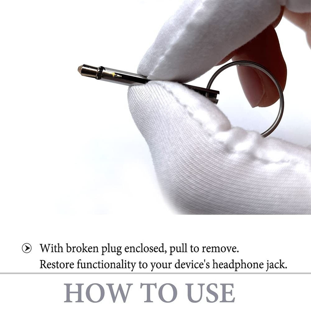 Headphone Plug Extraction Tool Remove Broken Headphone Plug