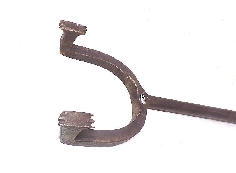 BLACKSMITH-MADE COOPER'S FLAGGING TOOL -20 1/2" L. -FROM SET COOPER'S TOOLS (B