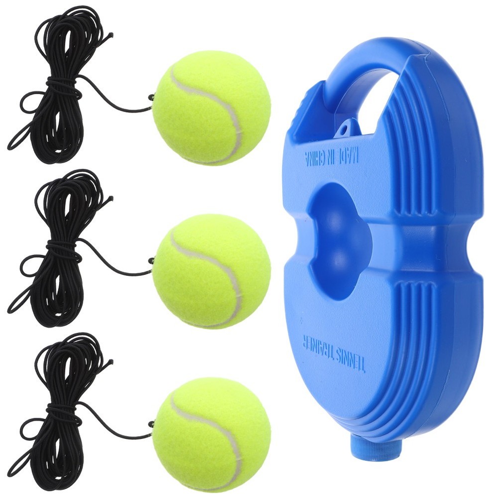 Tennis Training Equipment Set With Elastic String Non Base And Bounce