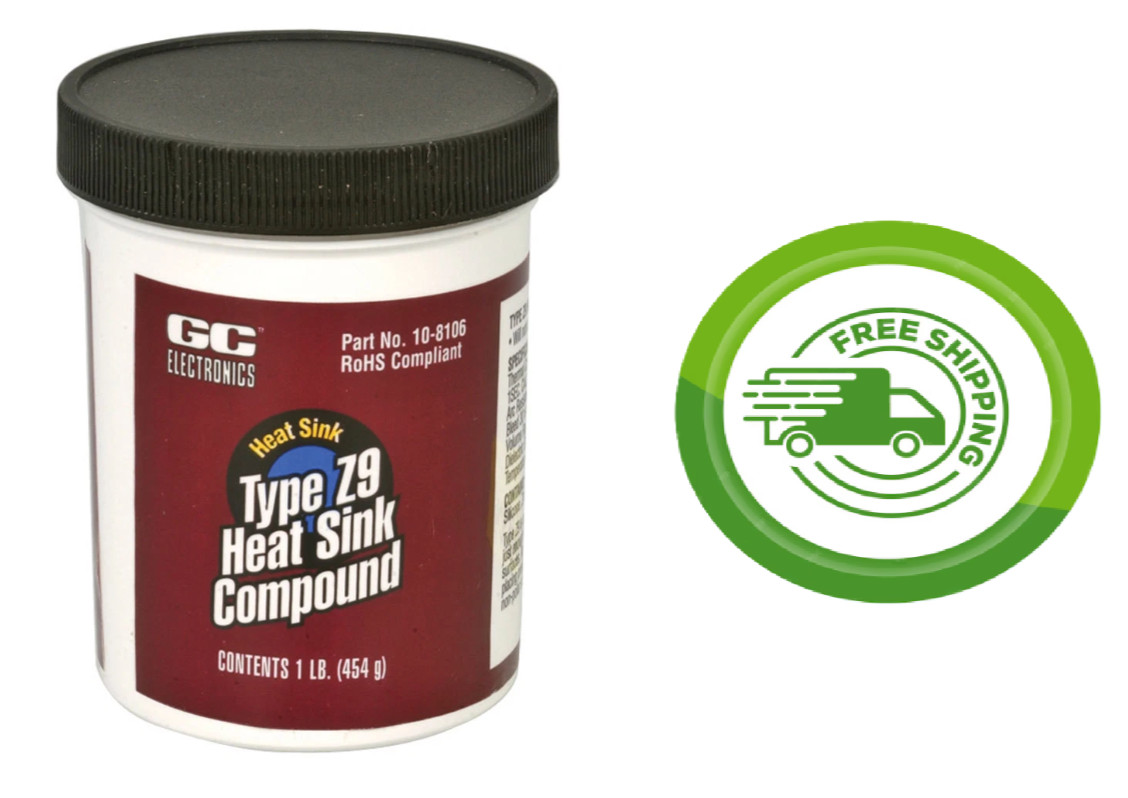 GC Electronics 10-8106 - Type Z9 Heat Sink Compound - 1 LB - Plastic Container