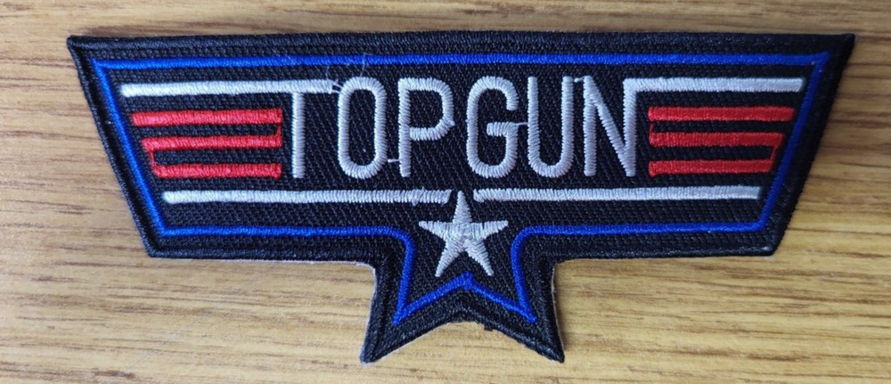 Top Gun  Logo Patch 4 inch wide