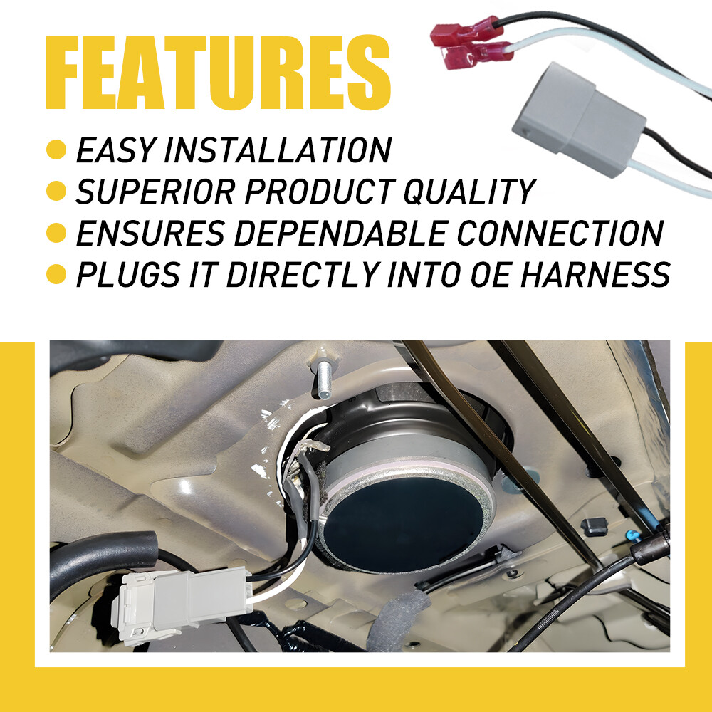 2pcs Fit HONDA CRZ (2011-2016) Door Speaker Upgrade 6.5" Spacer Harness Adapter