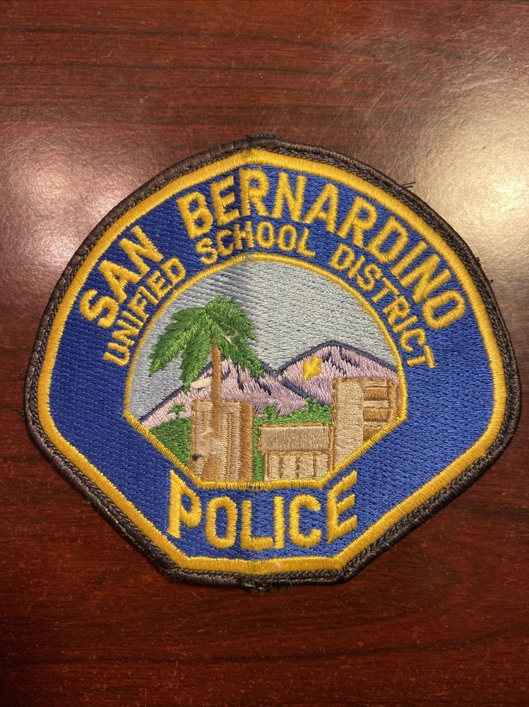 San Bernardino School District Police Patch Used