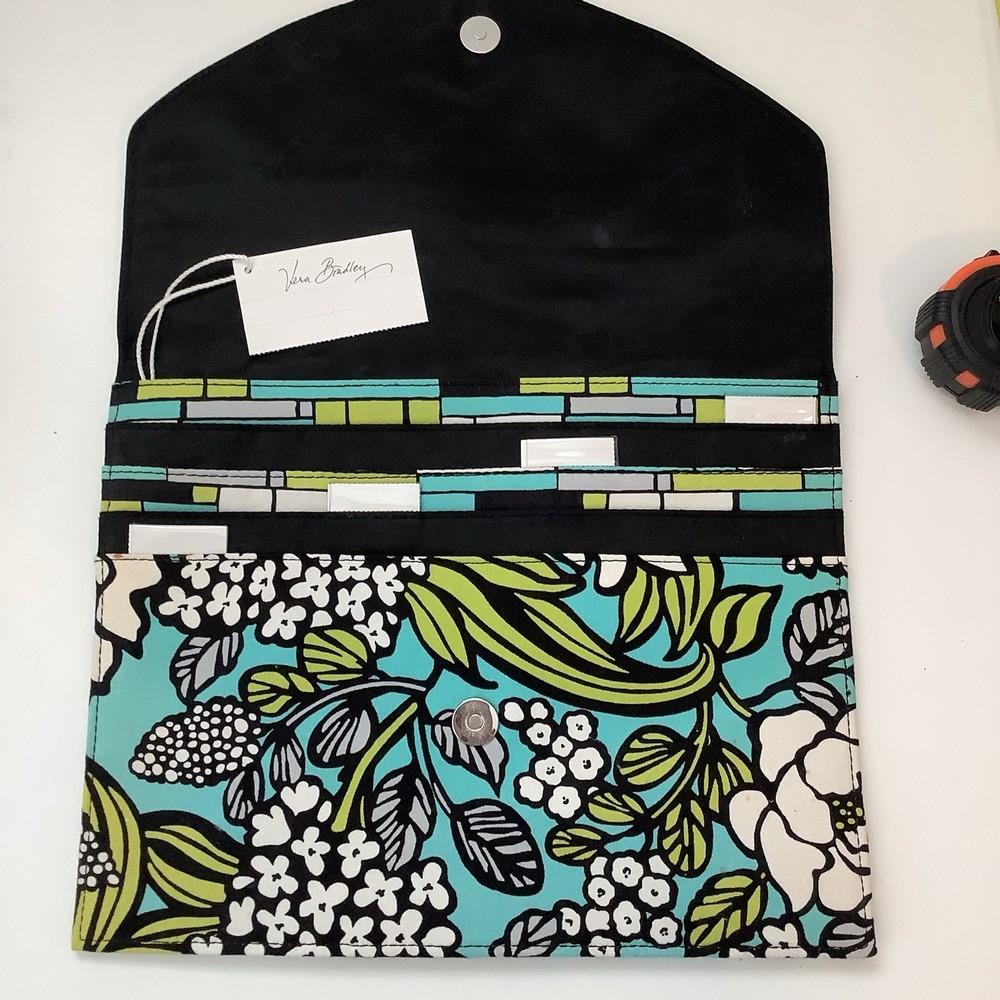 Vera Bradley Island Blooms Pattern Envelope Style Fabric File Folder