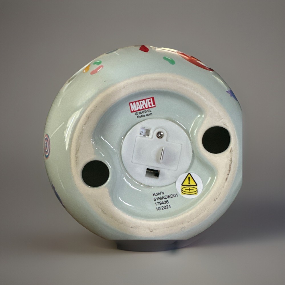 Marvel Spiderman Ceramic LED Easter Decorative Accent Decor 8"